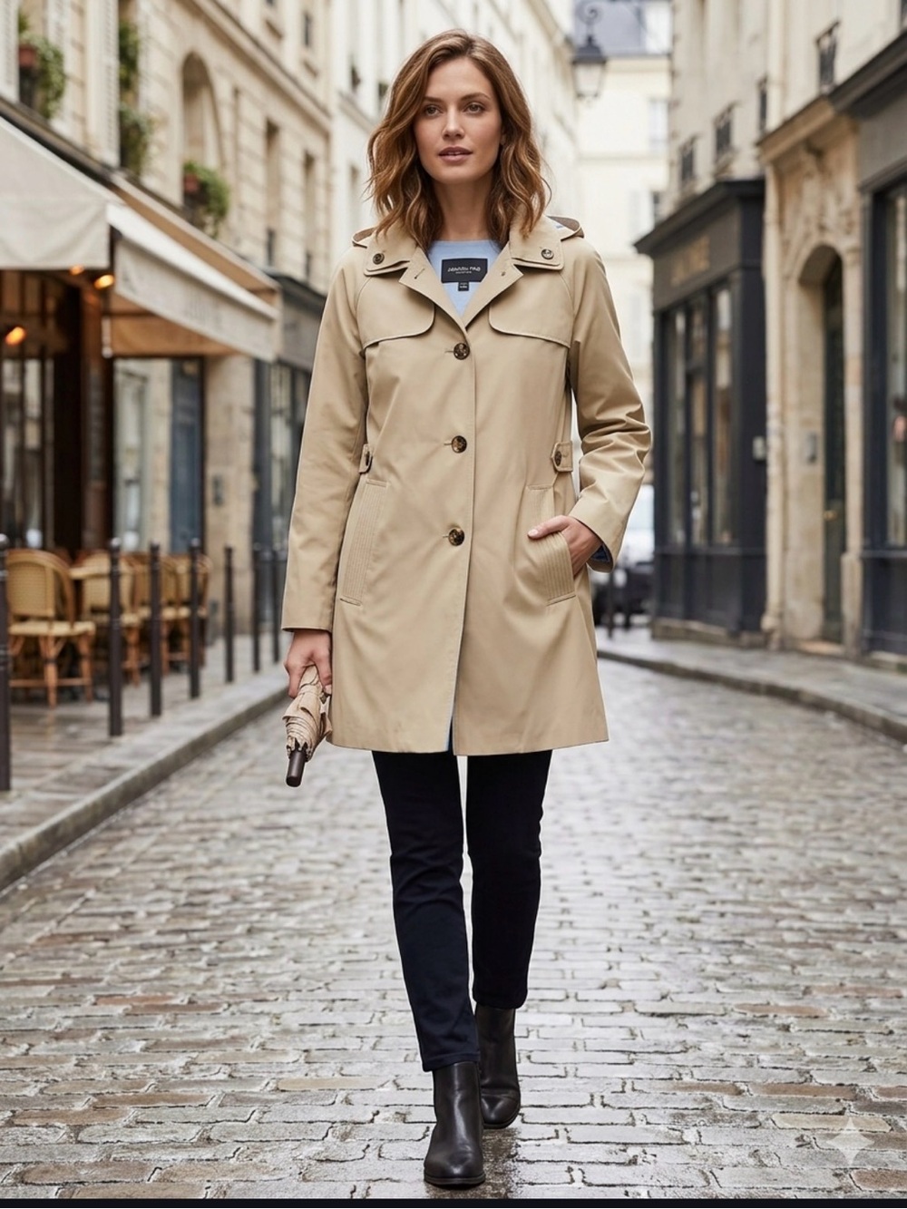 London Fog Women's Tan Lightweight Trench Coat Rain Coat XXL